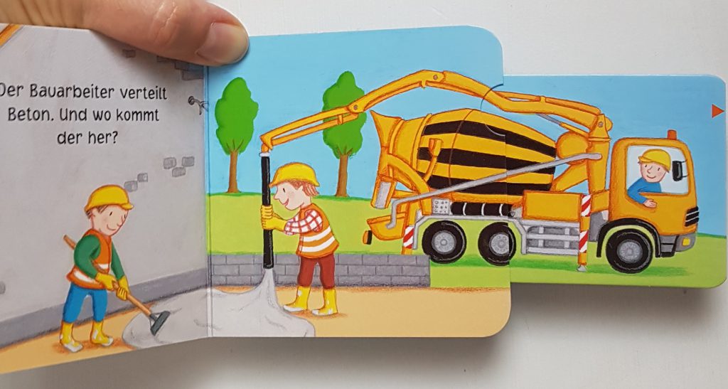 Pappe Betonmischer